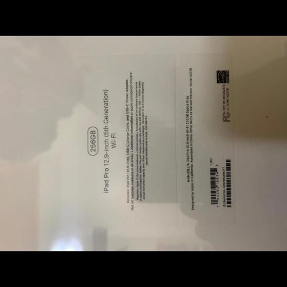 Apple iPad Pro 12.9-inch Wi-Fi Only (2021, 5th Generation) NEW 256 GB- - Picture 3 of 3